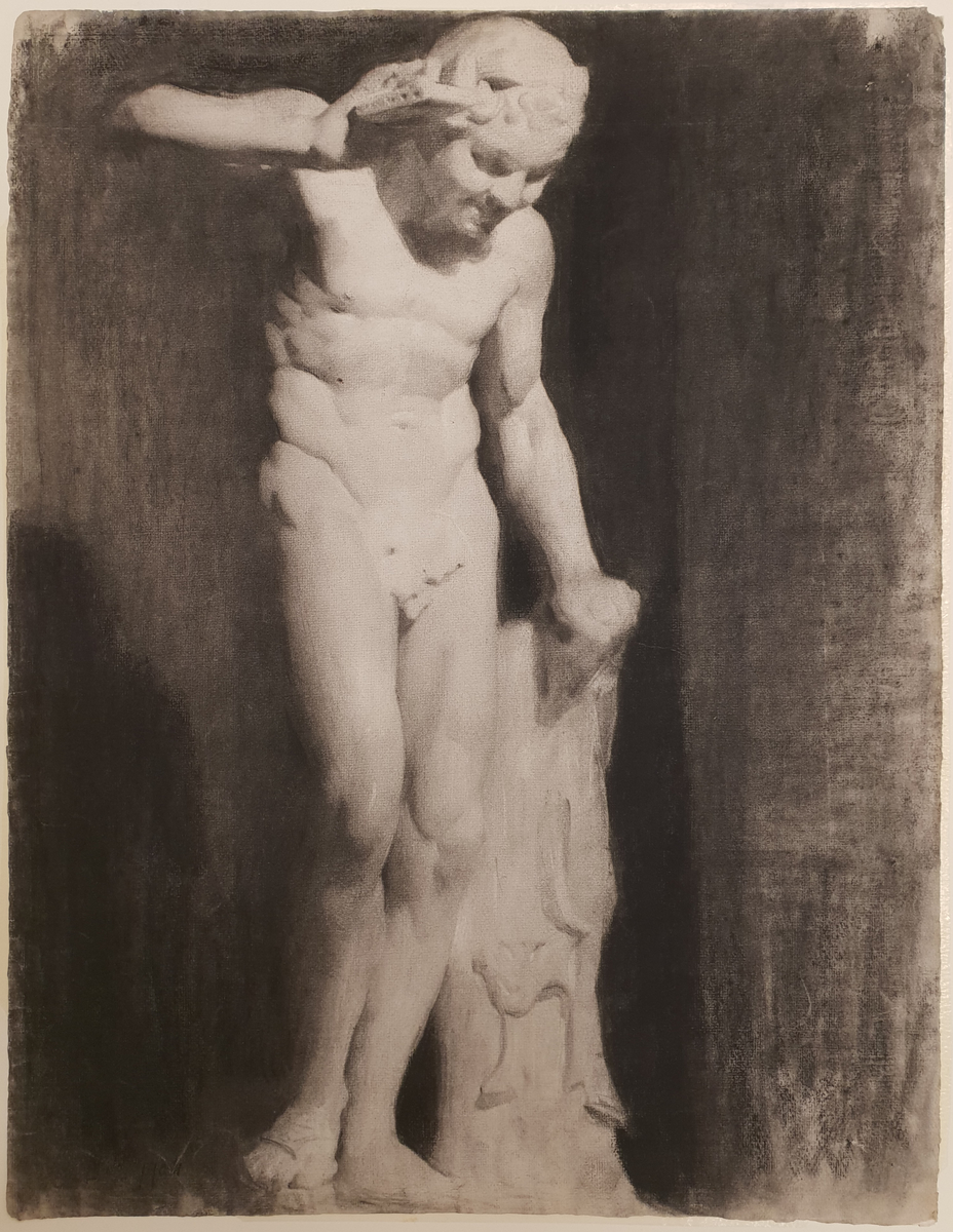 Drawing from the Antique: Cast of a faun